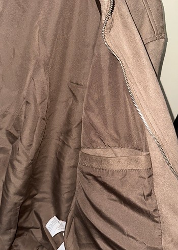 Süet Kahverengi Fermuarlı Erkek Ceket - Görsel 2