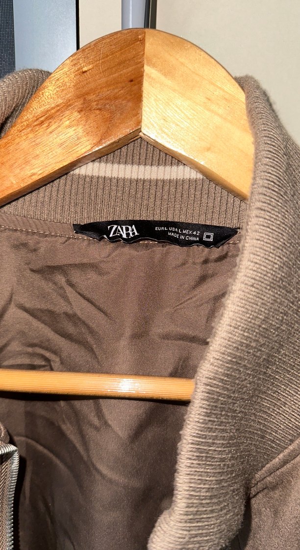 Süet Kahverengi Fermuarlı Erkek Ceket - Görsel 3