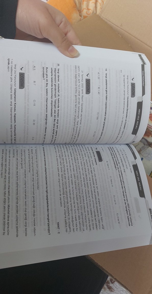 VSR Vergi Soru Rezerve Kitabı - Akademi - Görsel 4