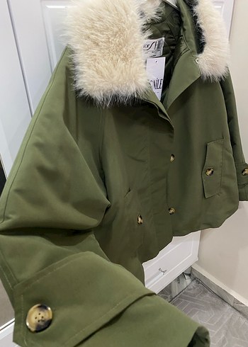 Kürk Detaylı Kadın ceket - Görsel 2