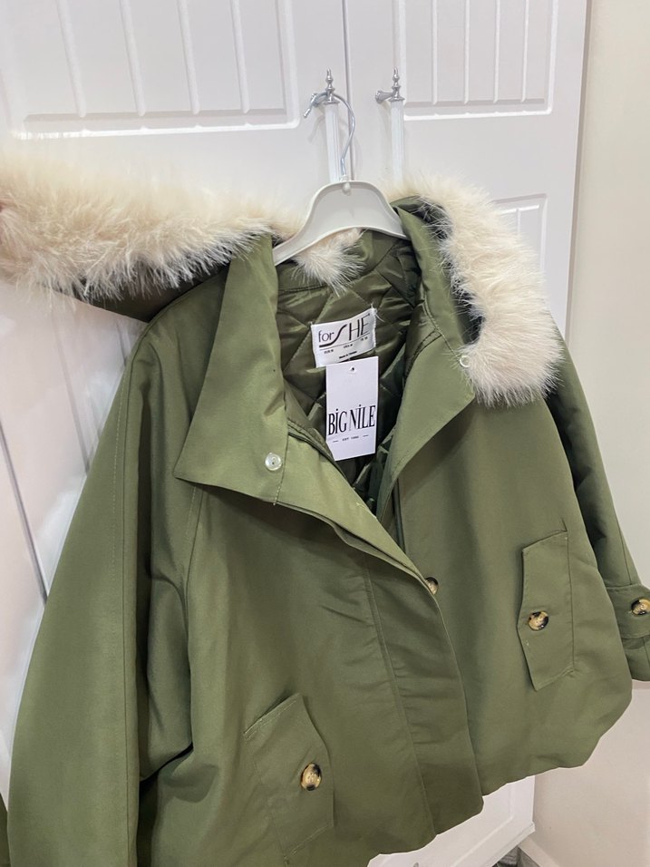 Kürk Detaylı Kadın ceket - Görsel 4