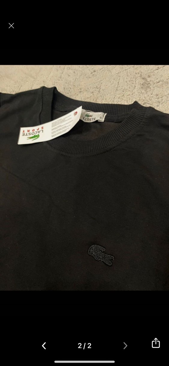 Erkek Siyah Sweatshirt - Görsel 2