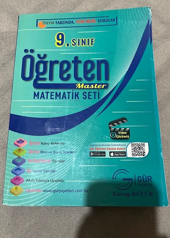 9. Sınıf Öğreten Master Matematik Seti