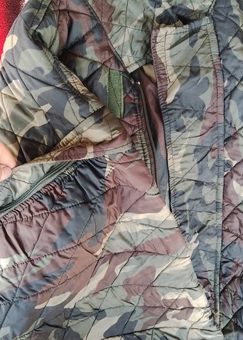 Erkek Kamuflaj Desenli özel dikim Mont - Görsel 5