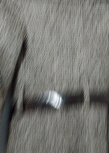 Kemer Detaylı şanel Uzun Kaban - Görsel 8