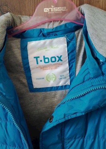 Mavi Kapüşonlu Fermuarlı Yelek - Görsel 2