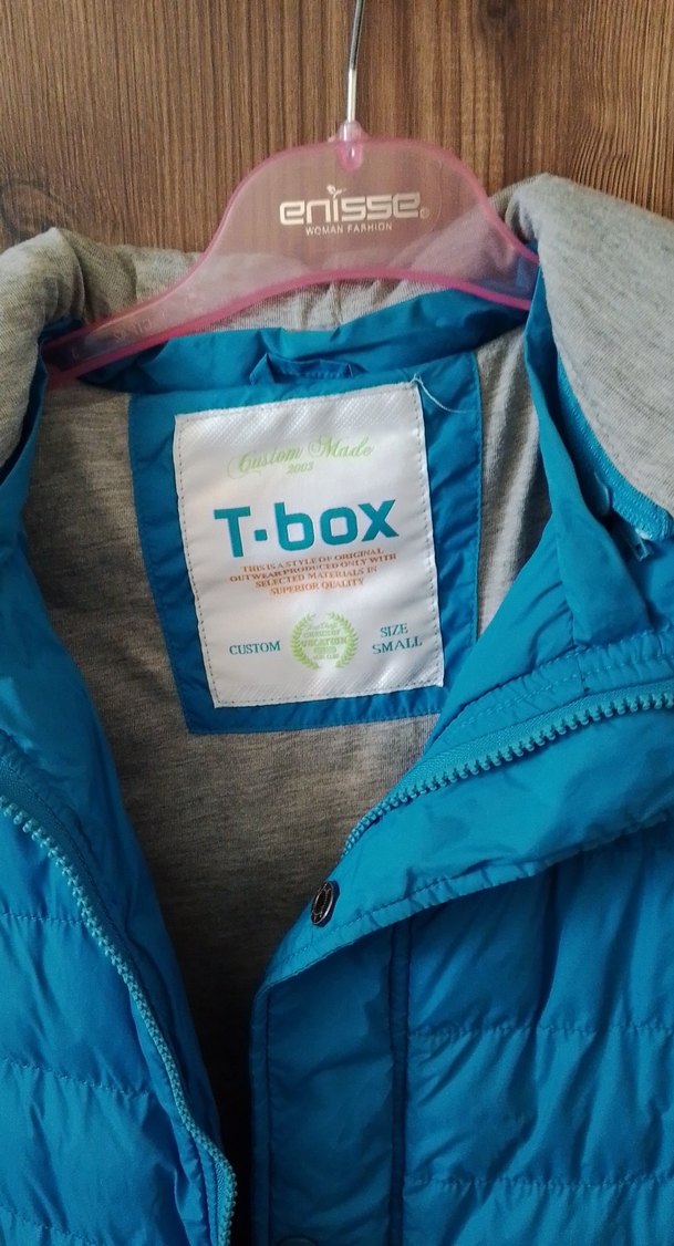 Mavi Kapüşonlu Fermuarlı Yelek - Görsel 2