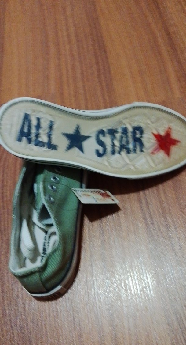 Yeşil Bağcıklı Kadın Spor Ayakkabı - Görsel 3