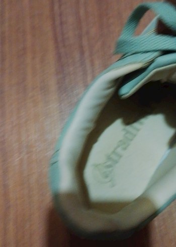 Yeşil Bağcıklı Kadın Spor Ayakkabı - Görsel 5