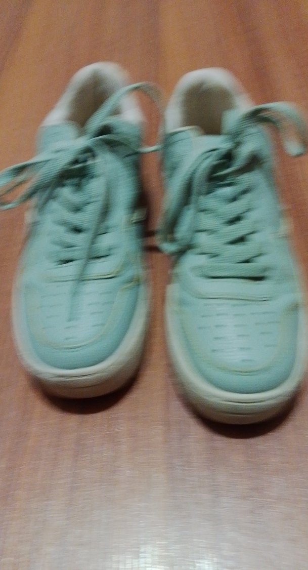 Yeşil Bağcıklı Kadın Spor Ayakkabı - Görsel 2