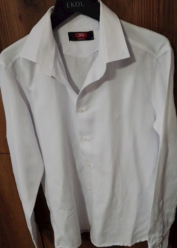 Beyaz Erkek  Gömlek Uzun Kollu - Görsel 2