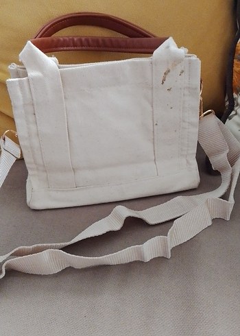 Minimalist Krem Kadın Omuz Çantası - Görsel 2