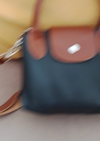 Kahverengi Tokalı Siyah Kadın Çanta - Görsel 2