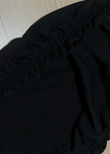 Siyah Günlük Yanlardan Sarkan İpli Günlük Elbise - Görsel 3