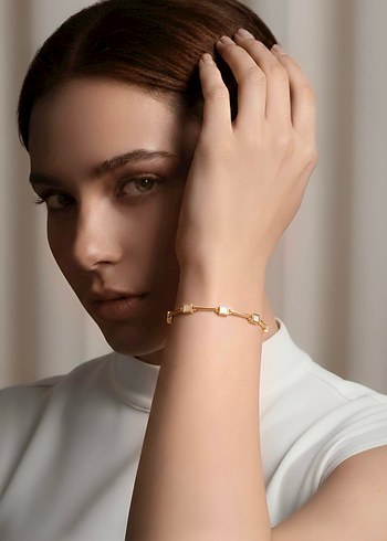 14k Kadın Bileklik Gold - Görsel 5