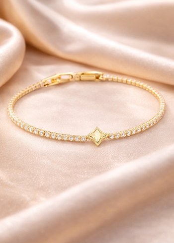 Minimalist Gold Bileklik - Görsel 3