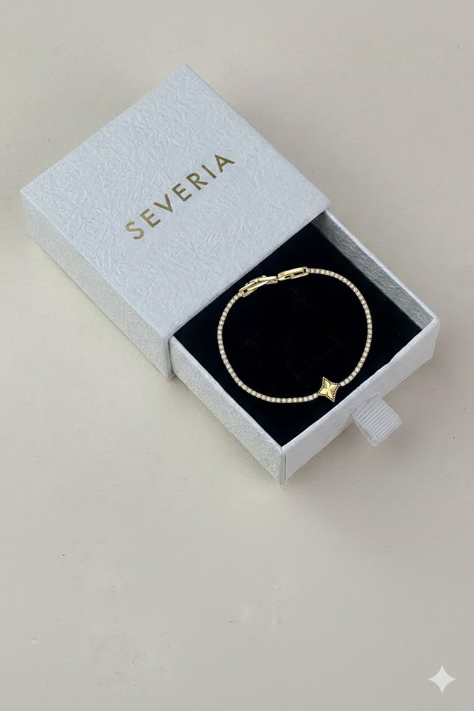 Minimalist Gold Bileklik - Görsel 2