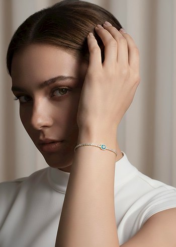 Silver Zarif Bileklik - Görsel 2