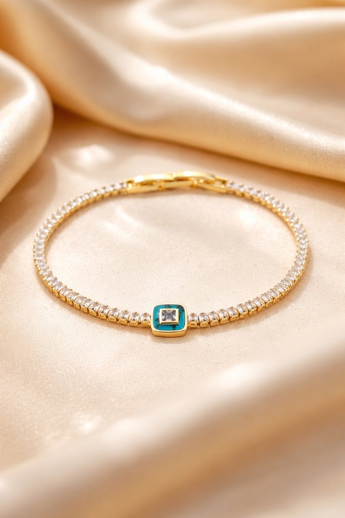 Gold Zarif Bileklik (Pirinç/ Bronz) - Görsel 3