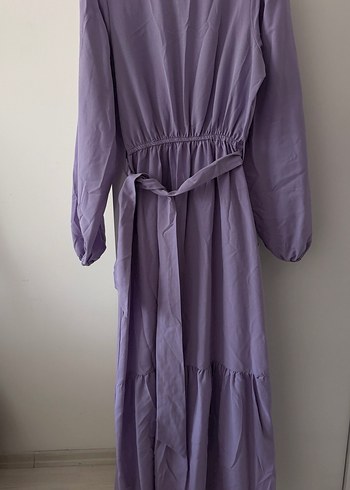 Mor Uzun Elbise - Görsel 2