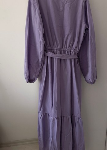 Mor Uzun Elbise - Görsel 3