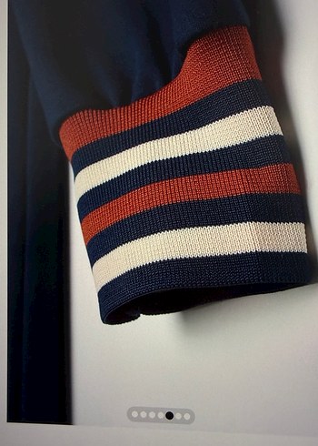 Uzun Lacivert Kapüşonlu Tunik - Görsel 6