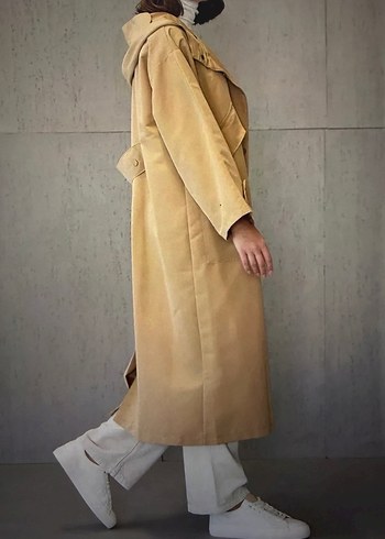 Camel Kadın Trençkot - Görsel 2