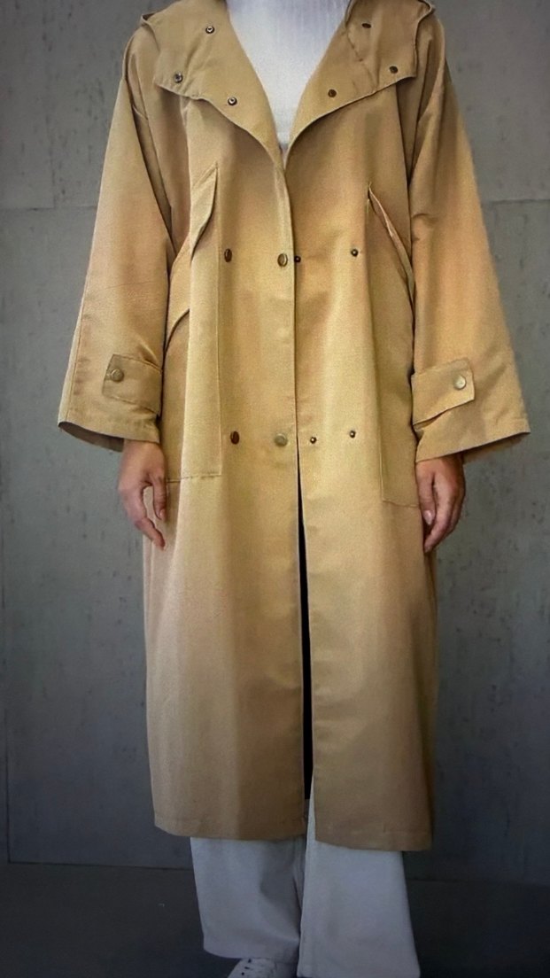 Camel Kadın Trençkot - Görsel 3