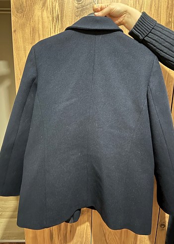 Koton Düğmeli Midi Kaban lacivert - Görsel 2