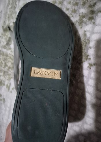 LANVIN MARKA Gri Erkek Spor Ayakkabı Bağı - Görsel 5
