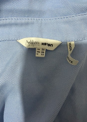 Koton Mavi Düğmeli Gömlek