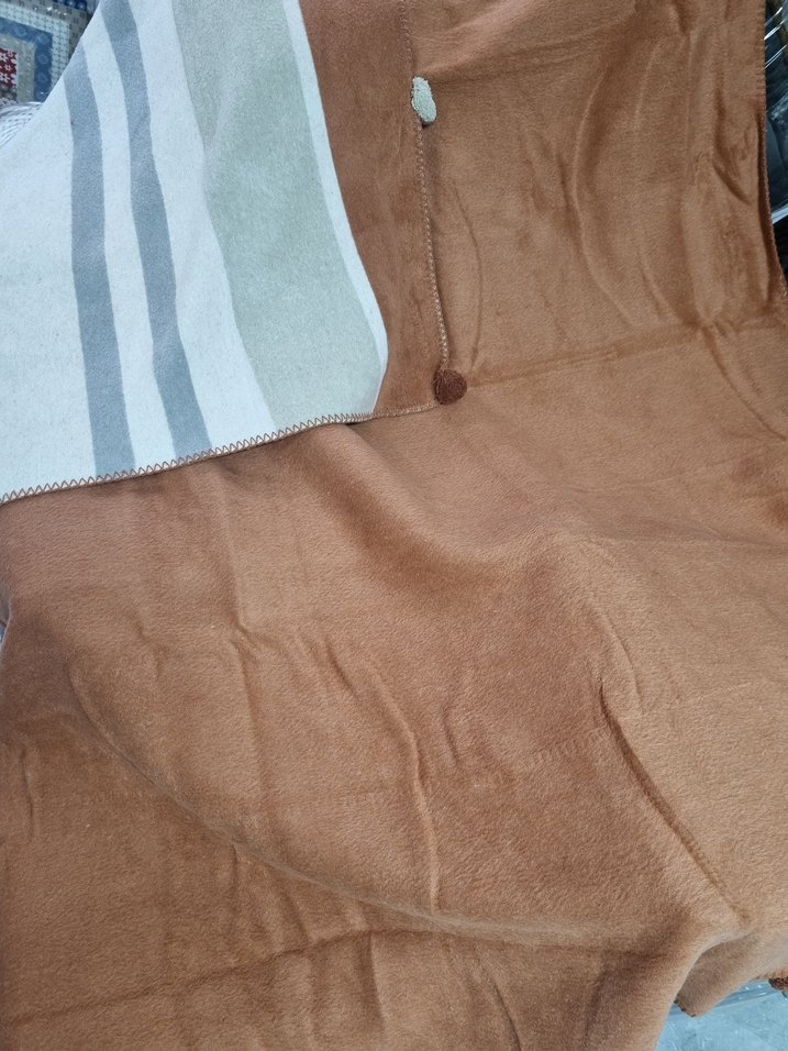 Merinos Tek Kişilik Ponponlu Battaniye - Görsel 3