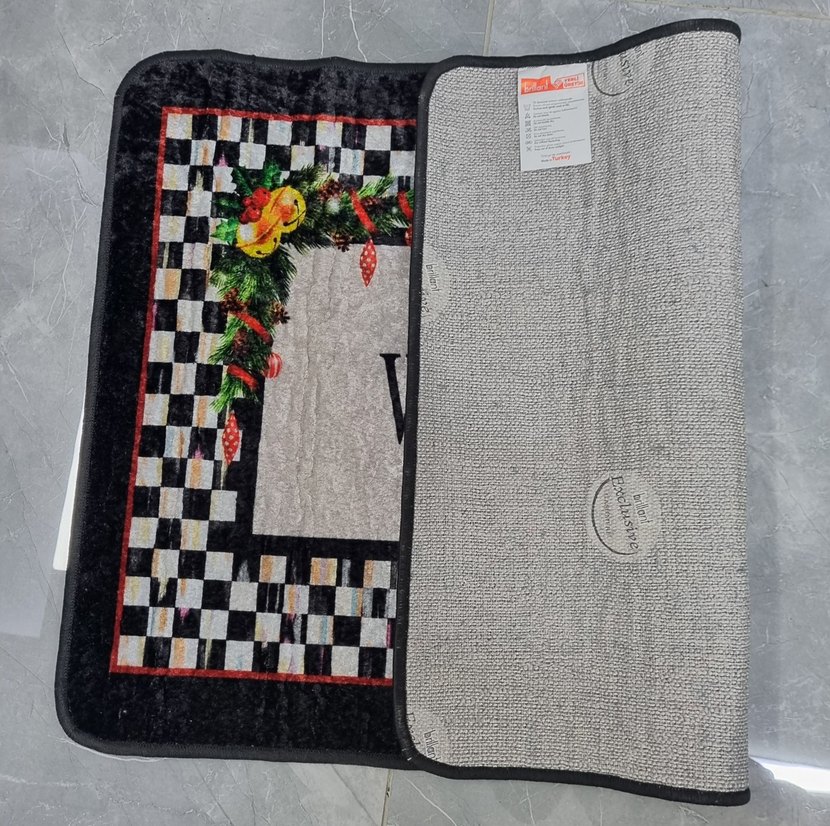 Brillant Kaydırmaz Latex Taban paspas - Görsel 2