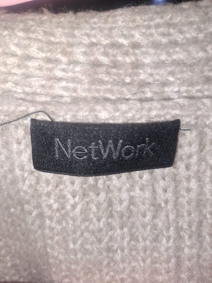 Bej Triko Kadın Hırka Uzun Kollu - Görsel 3