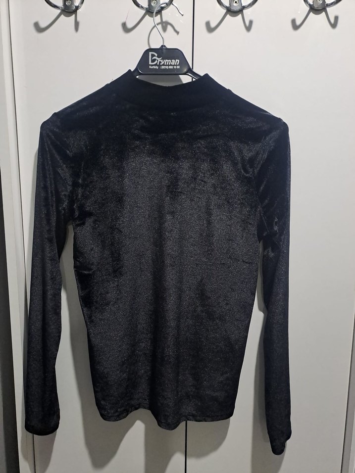 Siyah Gotik  tarzda kadın bluz  Seti - Görsel 3