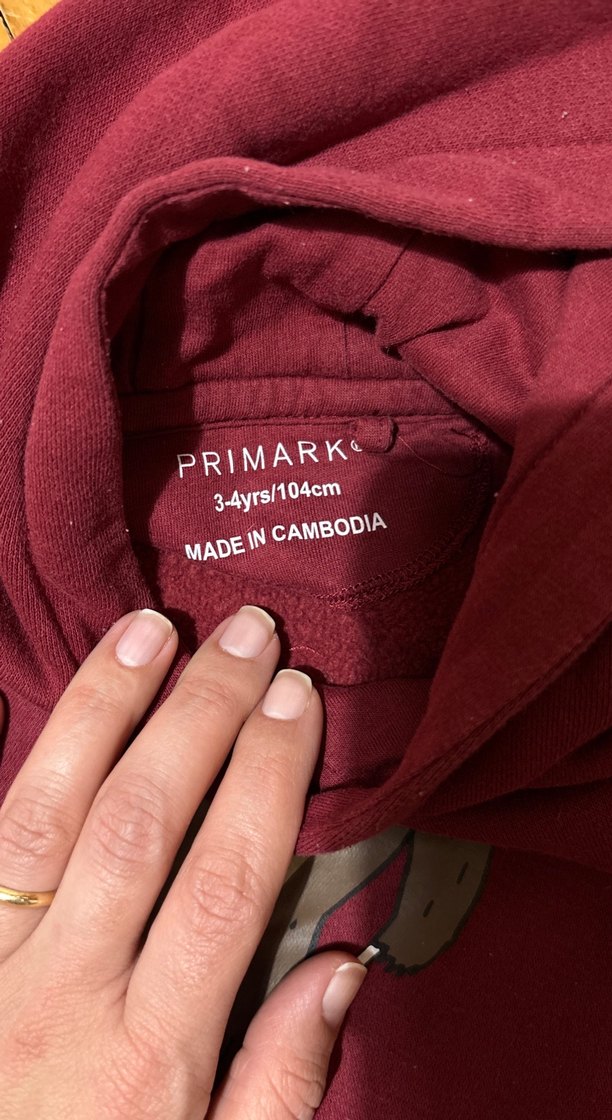 Bordo Kapüşonlu Erkek Çocuk Sweatshirt - Görsel 2