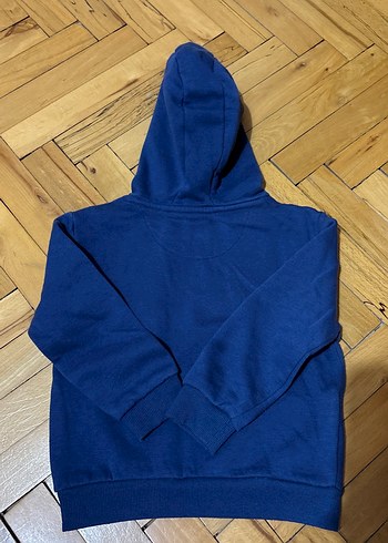 Erkek Çocuk Kapüşonlu Mavi Sweatshirt - Görsel 3