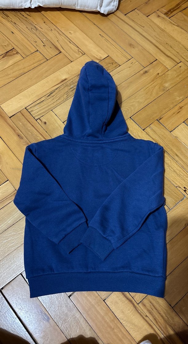 Erkek Çocuk Kapüşonlu Mavi Sweatshirt - Görsel 3