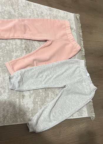 Kız Çocuk Gri Rahat Kesim eşofman - Görsel 2