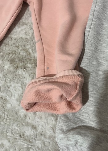 Kız Çocuk Gri Rahat Kesim eşofman - Görsel 5