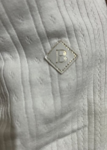 Bebek Kız Uzun Kollu Beyaz Body - Görsel 3