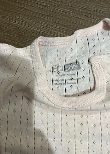 Uzun Kollu Kahverengi Erkek Bebek Body - Görsel 2