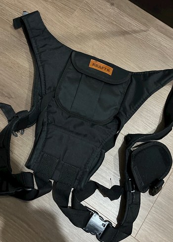 Siyah Yıldız Desenli Bebek Taşıyıcı - Görsel 3