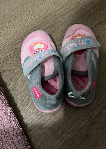 Kız Çocuk Pembe Sıcak Polar Ev Terliği - Görsel 2