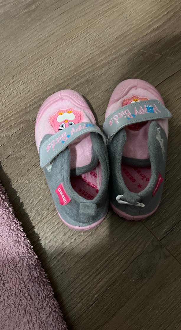 Kız Çocuk Pembe Sıcak Polar Ev Terliği - Görsel 2