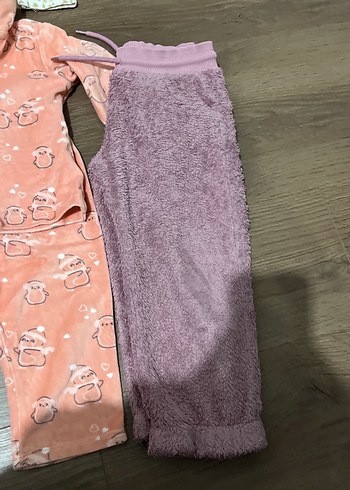 Pembe Dantelli Uzun Kollu Bebek Kıyafet Takımı - Görsel 6