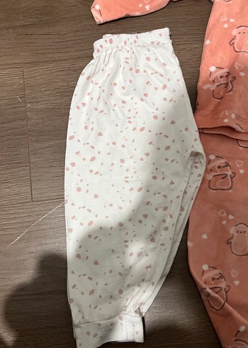 Pembe Dantelli Uzun Kollu Bebek Kıyafet Takımı - Görsel 2