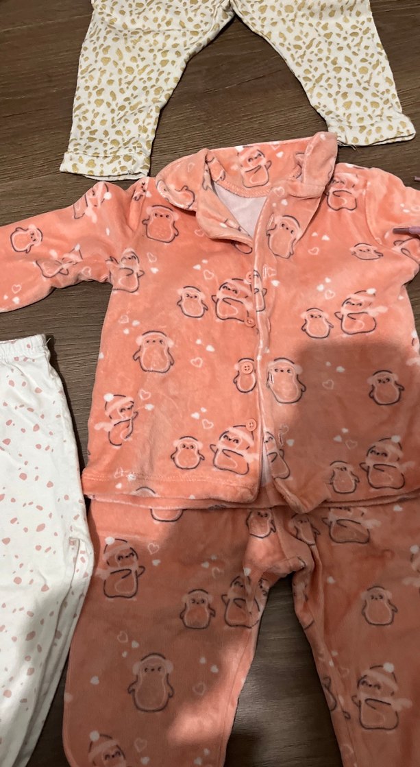 Pembe Dantelli Uzun Kollu Bebek Kıyafet Takımı - Görsel 3