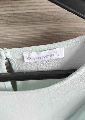 yeşil Renkli Uzun Kollu Fırfırlı Kadın Bluz - Görsel 2