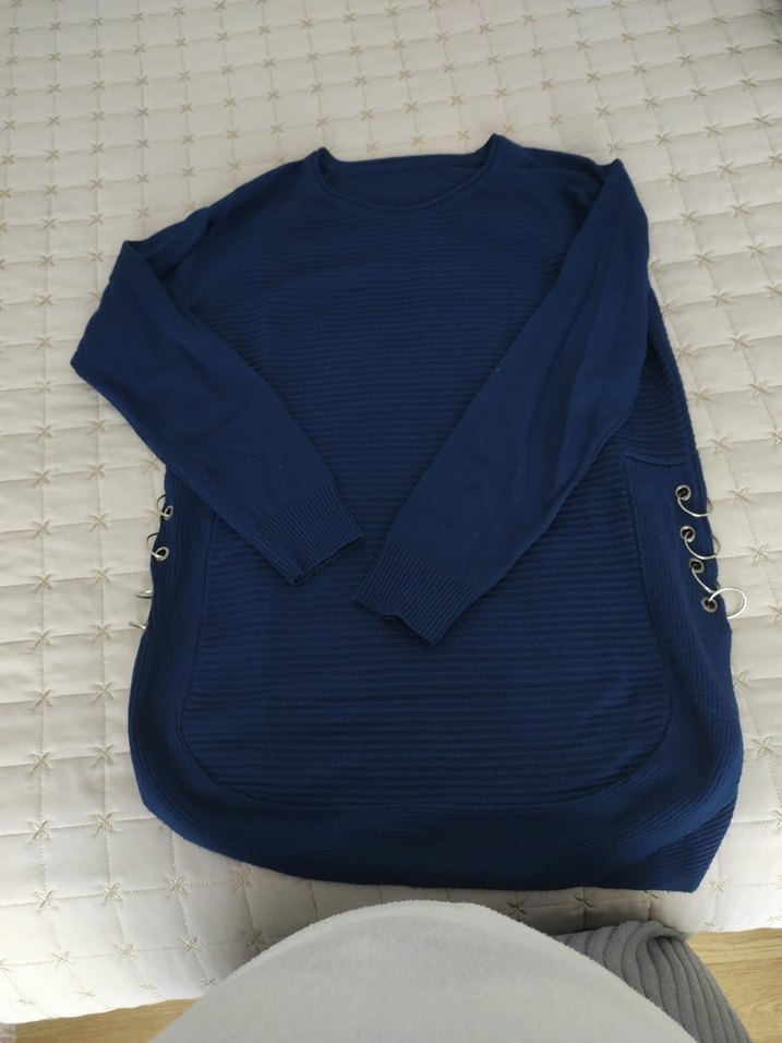 Mavi Kadın Triko Uzun Kollu Kazak - Görsel 3